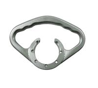Moto per passeggero impugnatura a mano di supporto bracciolo compatibile con CBR600F CBR600RR 900RR 1000RR 1100xx VFR800F Modelli(Titanium)