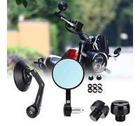 Moto Per VN2000 Per Vulcan VN1600 VN1500 VN1900 VN800 VN400 Specchi Manubrio Cafe Racer CNC Scooter Crusier Vista Posteriore Bar End Specchio