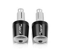 moto Per X-ADV XADV 750 2017 2018 2019 2020 2022 2021 22mm Moto 7/8 * 22mm Hand Bar Ends Slider Manubrio End Grip Cap estremità della maniglia(Black-silver)