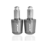 moto Per Yamaha XMax 125 250 300 400 X Max, Manopole Universali Per Manubrio Da 7/8" E Cursori Per Contrappeso estremità della maniglia(Grey)