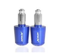 moto Per Yamaha XMax 125 250 300 400 X Max, Manopole Universali Per Manubrio Da 7/8" E Cursori Per Contrappeso estremità della maniglia(Blue)