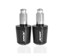 moto Per Yamaha XMax 125 250 300 400 X Max, Manopole Universali Per Manubrio Da 7/8" E Cursori Per Contrappeso estremità della maniglia(Black)