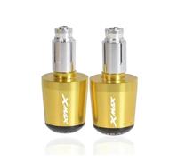 moto Per Yamaha XMax 125 250 300 400 X Max, Manopole Universali Per Manubrio Da 7/8" E Cursori Per Contrappeso estremità della maniglia(Gold)