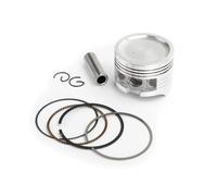 Moto Pistone Compatibile Con ANF125 Per Innova 2003-2012 Per Wave125 2010-2019 Kit Fasce Elastiche E Spinotti Gruppo Pistone Per Motocicletta 13101-KTM-D20 52.40mm 52.65mm (+0.25)