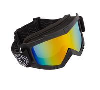 Moto PiWear MX Muddy GM Cross Occhiali (Nero/Oro Specchiato)