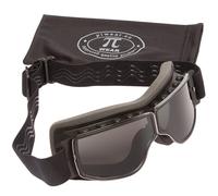 PI-Wear Nevada, occhiali unisex Nero Opaco/Grigio Fumé Intenso