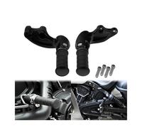 Moto Poggiapiedi Per Indian Per Scout Per Bobber 2018-2021 Per Scout Per Sixty 2016-2021 Poggiapiedi Posteriori Motocicletta Pedane Passeggero Staffa Montaggio Nera Pedali motocicletta(MatteBlack Foot