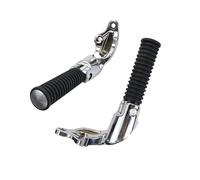 Moto Poggiapiedi Per Indian Per Scout Per Bobber Per Sixty Per Twenty Per Rogue 2015-2023 Poggiapiedi Passeggero Motocicletta Pedane Pieghevoli Accessori Portapacchi Pedali motocicletta(Silver Footpeg