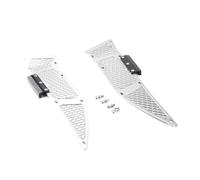 Moto Poggiapiedi Per NVX155 Per NVX125 Per Aerox155 Per NVX 155 125 Per Aerox 155 2015-19 Scooter Pedana Anteriore Posteriore Pedana Poggiapiedi Pedale Piastra Pedali motocicletta(D'argento)