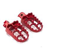 moto Poggiapiedi Per XR50R Per PW50 Per CRF50 70 Per TW200 Per KLX110 Per CRF50 Per 50cc Per 70cc Per 90cc Per 110cc Per 125cc Poggiapiedi Moto Per Cross In Alluminio moto Pedali(Red)
