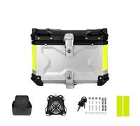 Moto Portapacchi Bauletto Portacasco Da Moto Da 100L 80L 65L 55L Per BMW R1200GS LC R1250GS F800GS LC ADV Cofano Posteriore Porta Attrezzi In Alluminio CNC Posteriore(45L X Silver)