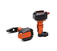 Moto Protezione Dalla Caduta Paratelaio Carenatura Guard Crash Pad Protector Per ER6N ER6F ER-6N ER-6F Per NINJA 650 ER 6F Protezione dagli urti(Arancia)