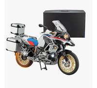 Moto radiocomandata dinamica in lega pressofusa in scala 1/6, 2,4 G, telecomando da collezione, con accensione, suono del motore, luci a LED ed effetto spray di scarico, per gli appassionati