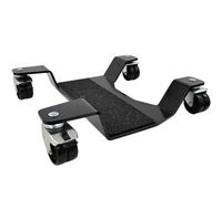 Moto Rangierhilfe per Cavalletto Centrale 400 KG Rangierplatte Rangierwagen Nero