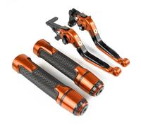 Moto Regolabile Freno Leve Di Frizione Maniglia Manopole Del Manubrio Per CFMOTO 250SR 250CL-X 250 CLX NK SR 250NK 2019 2020 2021 2022 2023 2024(Orange)