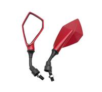 Moto Retrovisore 2 specchietti retrovisori per moto 10mm convessi grandangolari regolabili per manubrio della bicicletta specchietti retrovisori laterali flessibili