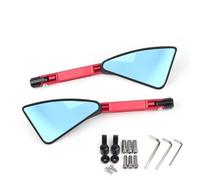 Moto retrovisore Specchietti Retrovisori Laterali Per Motociclette Per Kawasaki Per Z250 Per Z125 Z 250 125 Specchietto Specchietti Manubrio(Colore 10)