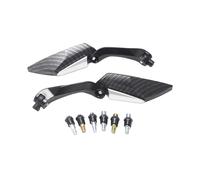 Moto Retrovisore Specchietti retrovisori per moto 2 x, 8 mm e 10 mm, specchietti laterali universali per scooter, bici elettriche, per chopper per touring.