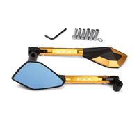 Moto retrovisore Specchietto Retrovisore Per Moto Per YAMAHA FZX 150 250 FZX150 FZX250. Specchietti Laterali Per Una Visione Chiara Specchietti Manubrio(Oro)