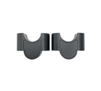 Moto Riser 1 Coppia Moto 28 Mm 1 1/8 "22 Mm 7/8" Universale Manubrio Riser Bar Mount Maniglia Morsetto Moto Manubrio Risers(Black,28mm)