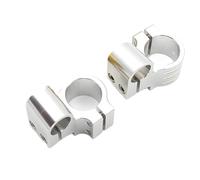 Moto Riser 7/8 "Universale Del Motociclo 22 Mm Riser Manubrio Rialzato Manubrio Clip Sulle Teste Morsetti Accessori Moto Manubrio Risers(Silver,35mm)