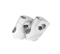 Moto Riser Accessori Per Montaggio Su Morsetto Per Barra Rialzata Per Rialzo Manubrio Moto Moto Manubrio Risers(28mm Silver)