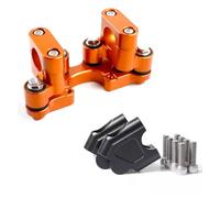 Moto Riser Manubrio Accessori Manubrio Ammortizzatore Rialzo Arretrato Morsetto Per CFMOTO 800MT MT800 2024(Orange balck(AB))