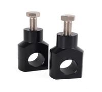 Moto Riser Manubrio Accessori Per Moto Pit Bike Da 25 Mm E 1'' Universali Riser Per Manubrio Morsetto Di Montaggio Per Rialzo Motocross(Nero)