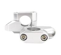 Moto Riser Morsetto Manubrio Compatibile Con Triumph Speed Per Triple 1050i 2010-2021 Speed Per Triple R/RS 2015-2021 Riser Manubrio 28 Mm 1 1/8" Spostato Indietro Riser Manubrio Fat Bar Per Up(Sil