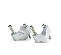 Moto Riser Per Ducati Per Multistrada V4 S V4S V4 Per Pikes For Peak Per Rally Manubrio Riser Innalzamento Morsetto Di Montaggio Accessori Moto Manubrio Manubrio Risers(D'argento)