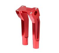 Moto Riser Per Dyna Per Street Per Bob Per Softail Per Sportster Morsetti Per Manubrio Da 6"8"10" Per Motociclette Manubri Rialzati Riser Ricambi Moto(8 inch Red)