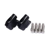 Moto Riser Per QJMOTOR Per SRT 700X SRT700X 2025 Manubrio Per Motocicletta Riser Per Montaggio Su Morsetto Adattatore Di Estensione(B back Height-black)