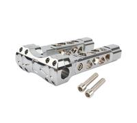 Moto Riser Per Sportster 883 Per Touring Per Dyna Per Softail Per Fatboy Riser Manubrio Con Morsetto Pullback Per Moto Da 1" 25 Mm Dritti E Regolati(8.5Chrome)