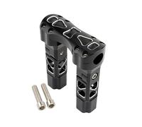 Moto Riser Per Sportster 883 Per Touring Per Dyna Per Softail Per Fatboy Riser Manubrio Con Morsetto Pullback Per Moto Da 1" 25 Mm Dritti E Regolati(6.5blackwhite)