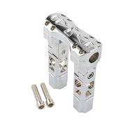 Moto Riser Per Sportster 883 Per Touring Per Dyna Per Softail Per Fatboy Riser Manubrio Con Morsetto Pullback Per Moto Da 1" 25 Mm Dritti E Regolati(6.5chrome)