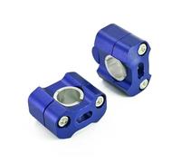 Moto Riser Per TRANSALP Per XL 600 650 700 V Per XL700V Per XL650V Adattatore Riser Manubrio Alluminio CNC Da 22 Mm E 28 Mm Morsetti Manubrio Moto Fuoristrada Manubrio Manubrio Risers(Blu)
