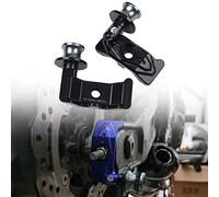 Moto Ruota Posteriore Asse Forcella Slider Forcellone Del Basamento Pick Up Catena di Regolazione Per Yamaha FZ07 MT07 FZ 07 MT 07 2014-2019 2020 2021 Accessori(Nero)