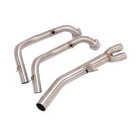 Moto Scarico Terminale Per COLOVE 500X Per ZF500GY Per MACBOR 51 MILLIMETRI Moto Scarico Fuga Modificato Anteriore Centrale Tubo Collegare Marmitta Collegamento Moto Terminale Scarico (Misurare : A)