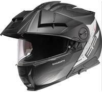 Moto Schuberth E2 Explorer Casco Pieghevole (Nero/Grigio/Bianco) TG: XL (61)