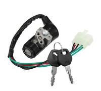 Moto Scooter 5 Fili Contatto Blocco Interruttore Con 2 Chiavi Per Gy6 125