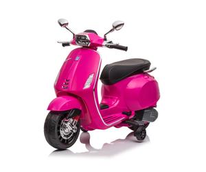 Moto Scooter Eelettrico per Bambini Piaggio Vespa Sprint 12V-Rosa