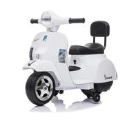 Moto Scooter Elettrico per Bambini Piaggio Mini Vespa PX Small 6V-Bianco