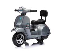 Moto Scooter Elettrico per Bambini Piaggio Mini Vespa PX Small 6V-Grigio