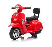 Moto Scooter Elettrico per Bambini Piaggio Mini Vespa PX Small 6V-Rosso