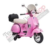 Moto Scooter Elettrico Per Bambini Piaggio VESPA PX 150 FULL Parabrezza Bauletto