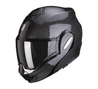 Moto Scorpion EXO-TECH EVO Carbonio Casco Pieghevole (Nero/Carbonio) TG: L (59)