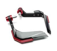 Moto Scudo Paramani Per CB125R Per CBR1000RR Antivento 7/8 "Protezioni Manubrio Moto Scooter Protezione Leva Freno Paraleve Moto(Red)