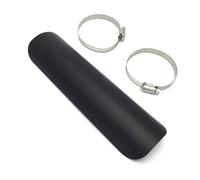 Moto Scudo Termico Protezione Termica Universale per Tubo di Scarico marmitta per Moto, Adatta per Harley Davidson Scudo Termico(Black)