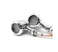 Moto Segnalazione Indicatori Luc 2 Pezzi/set Indicatore Di Direzione A LED Universale Per Moto Indicatore Di Forma Di Modificato Per Moto Luce Di Stop In Esecuzione