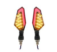 Moto Segnalazione Indicatori Luc Lampeggiatore Per Moto Indicatori Di Direzione A LED Per Moto Anteriori Posteriori DC 12V 2 Pezzi/set Lampada Di Segnalazione Moto Moto Universale